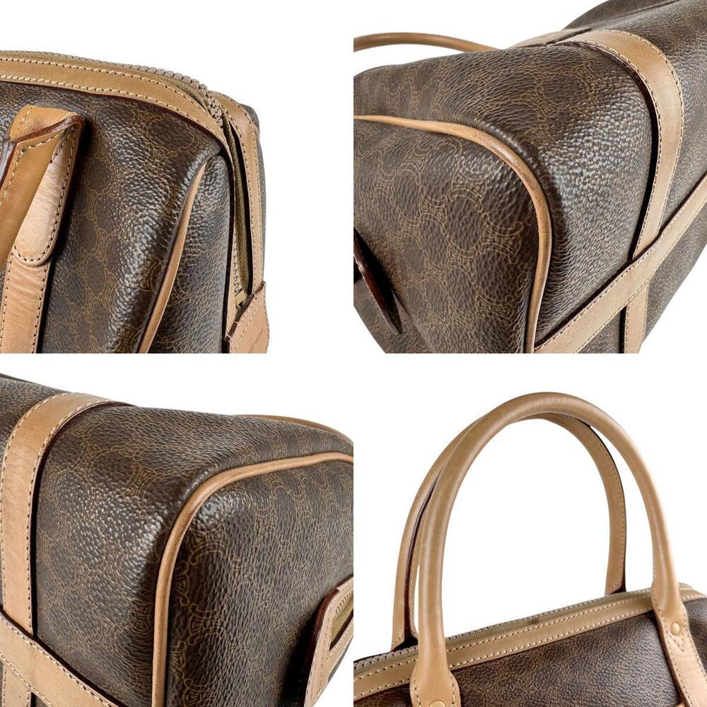 Celine handbag coated Macadam canvas brown - Picture 4 of 4